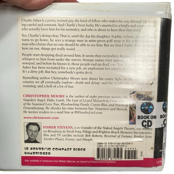 Lot of 4 Audio Books Fiction The Son Nesbo Break Down Paris Dirty Job Moore - Picture 5 of 16